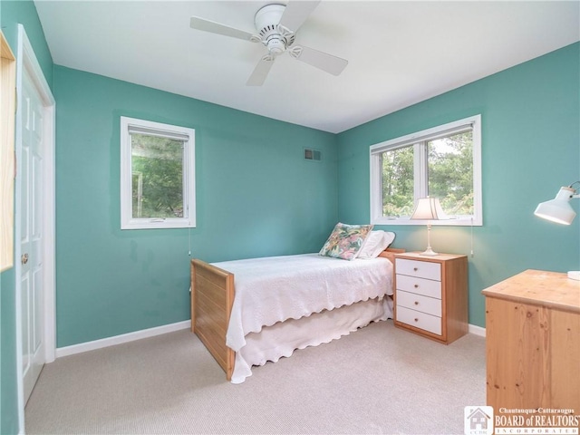 29 Elm Ln Unit 24, Chautauqua, NY 14722 - bedroom with carpet and a ceiling fan