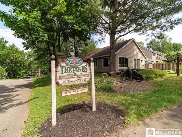 29 Elm Ln Unit 24, Chautauqua, NY 14722 - view of community / neighborhood sign