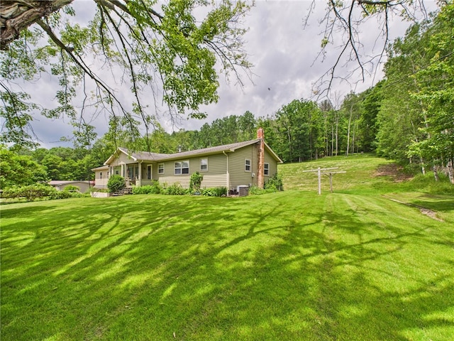 1029 Barden Brk, Ceres, PA 16731 - view of green lawn with a forest view