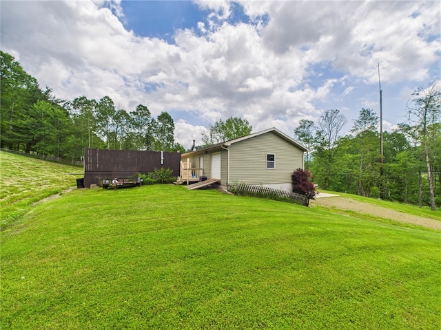 1029 Barden Brk, Ceres, PA 16731 - view of green lawn featuring driveway