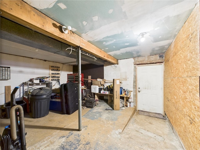 1029 Barden Brk, Ceres, PA 16731 - view of unfinished below grade area