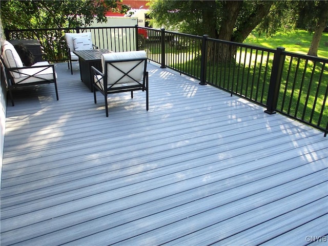 7739 Roberts St, Lenox, NY 13032 - view of wooden deck