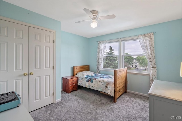8879 Kilkenny Dr, Lysander, NY 13027 - carpeted bedroom featuring a closet and a ceiling fan