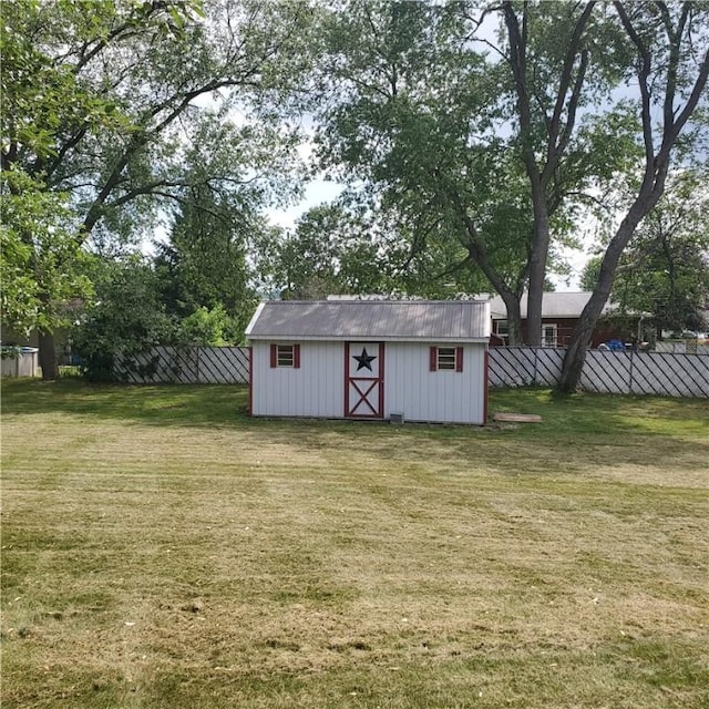 56 Briarcliff, Horseheads, NY 14845 - view of yard featuring a shed