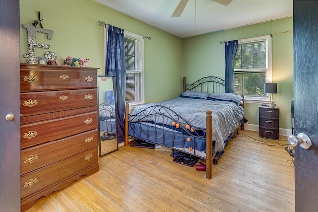 5978 State Route 21st Hwy, Williamson, NY 14589 - bedroom featuring wood finished floors and ceiling fan