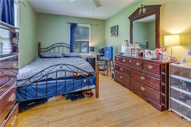 5978 State Route 21st Hwy, Williamson, NY 14589 - bedroom with wood finished floors and ceiling fan