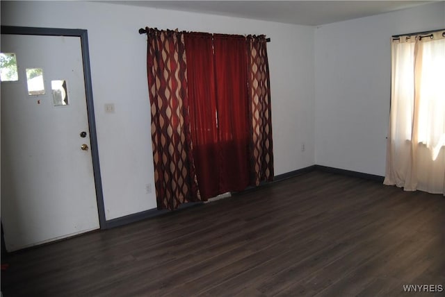 3028 Welch Ave, Niagara Falls, NY 14303 - empty room with wood finished floors and baseboards