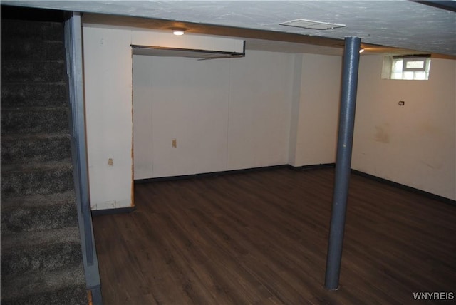 3028 Welch Ave, Niagara Falls, NY 14303 - basement featuring wood finished floors and baseboards
