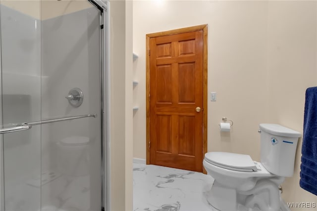 2035 Centerline Rd, Sheldon, NY 14167 - full bathroom with a shower stall and marble finish floors