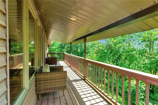 2035 Centerline Rd, Sheldon, NY 14167 - deck featuring a garage