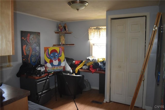 20 E Main St, Cortland, NY 13045 - office featuring wood finished floors and crown molding