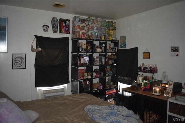 20 E Main St, Cortland, NY 13045 - bedroom featuring a wall unit AC