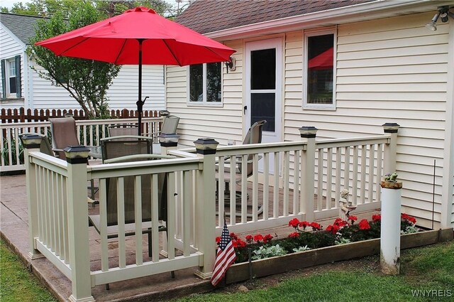 5436 Java Lake Rd, Java, NY 14009 - view of deck