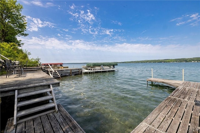 2516 W Lake Rd, Skaneateles, NY 13152 - dock featuring a water view