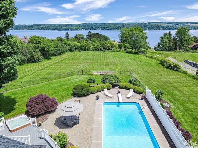 2516 W Lake Rd, Skaneateles, NY 13152 - aerial view of sparsely populated area featuring a large body of water and a pool area