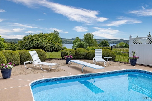 2516 W Lake Rd, Skaneateles, NY 13152 - view of pool featuring a patio area and a water view