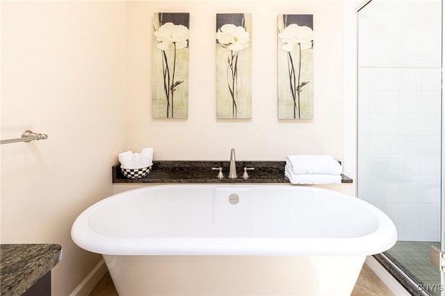 2516 W Lake Rd, Skaneateles, NY 13152 - full bath with a freestanding tub