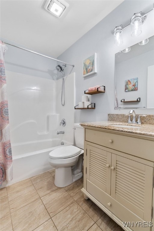 720 N Star Rd, Elma, NY 14052 - bathroom with vanity, shower / bath combo, and tile patterned floors