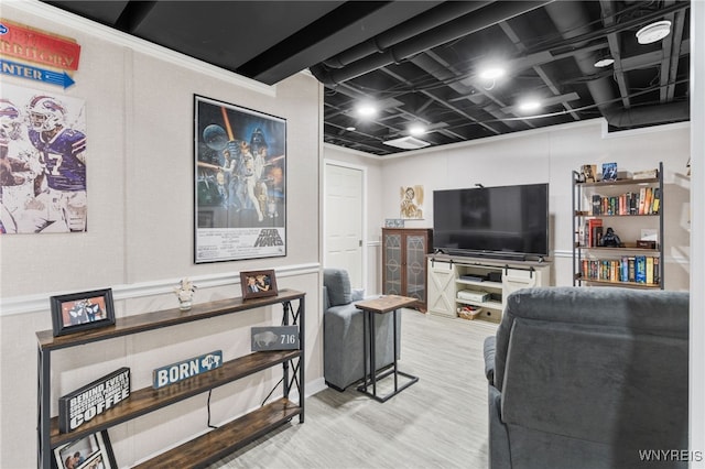 720 N Star Rd, Elma, NY 14052 - living area with wood finished floors