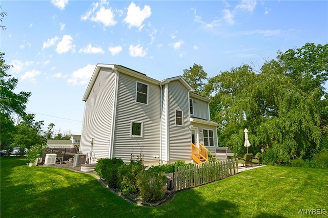 720 N Star Rd, Elma, NY 14052 - view of home's exterior featuring a yard and a patio area