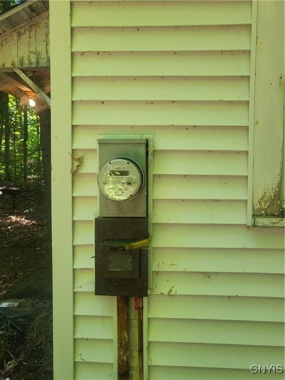 182 Seneca Rd, Webb, NY 13420 - exterior view of electric meter