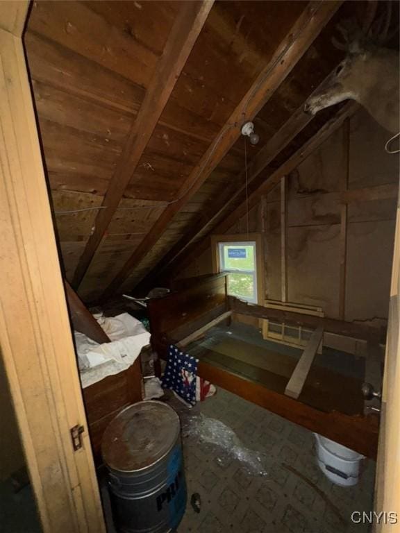 182 Seneca Rd, Webb, NY 13420 - view of unfinished attic