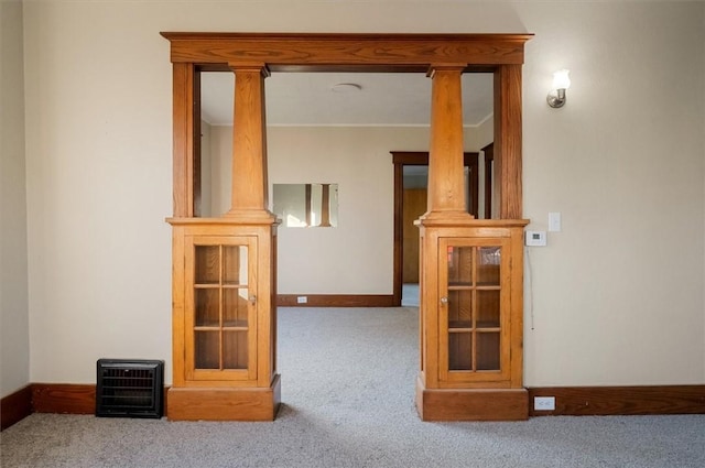 23 Peacock St, Auburn, NY 13021 - spare room with carpet flooring and ornamental molding