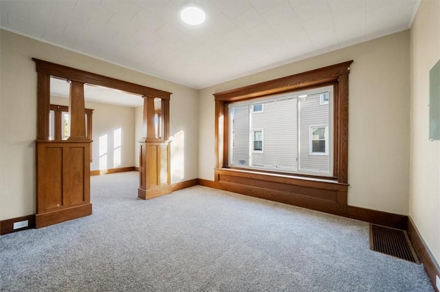 23 Peacock St, Auburn, NY 13021 - carpeted empty room featuring baseboards