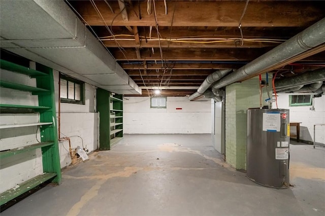 23 Peacock St, Auburn, NY 13021 - below grade area with electric water heater