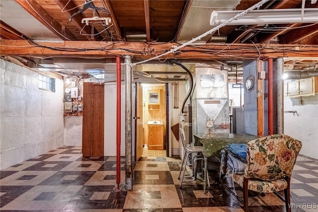 2104 Walnut Ave, Niagara Falls, NY 14301 - below grade area featuring tile patterned floors