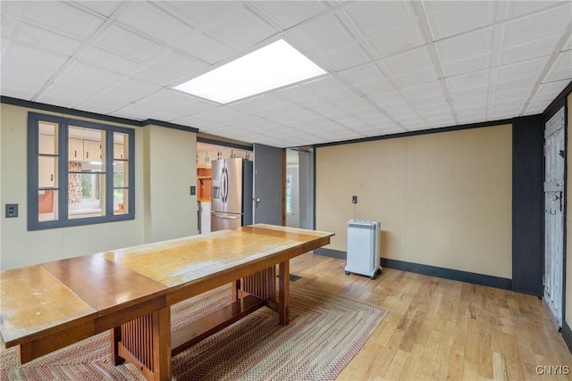 388 Sutton Rd, Schroeppel, NY 13132 - rec room with light wood-style flooring and baseboards