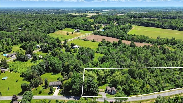388 Sutton Rd, Schroeppel, NY 13132 - view of property location with property boundaries highlighted and a heavily wooded area