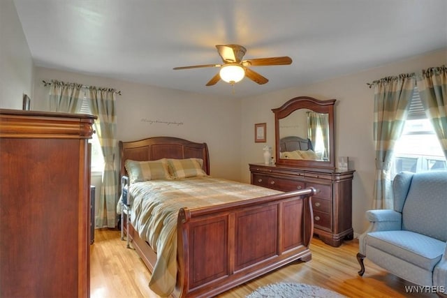 150 Lorfield Dr, Amherst, NY 14226 - bedroom with light wood-type flooring and a ceiling fan