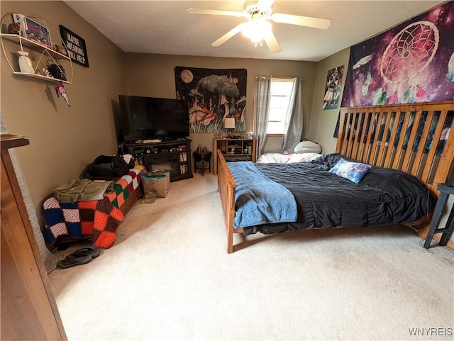 11030 Roosevelt Hwy, Yates, NY 14098 - bedroom featuring carpet and ceiling fan