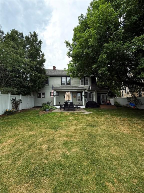 459 W Water St, Elmira City, NY 14905 - back of house featuring a patio