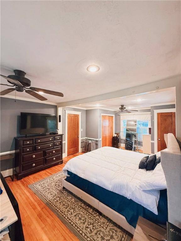 459 W Water St, Elmira City, NY 14905 - bedroom featuring light wood-style floors