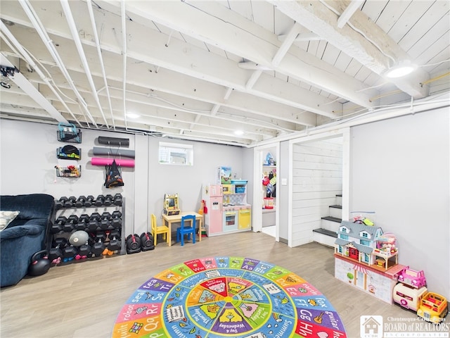 709 Main St, Olean, NY 14760 - playroom featuring wood finished floors