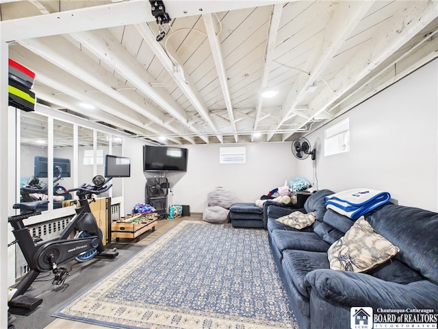 709 Main St, Olean, NY 14760 - living room featuring wood finished floors
