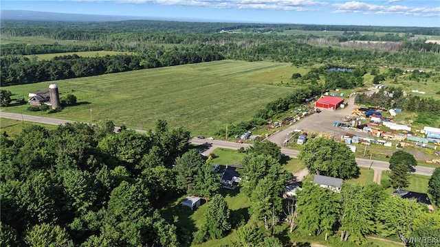 11583 Gowanda State Rd, North Collins, NY 14111 - aerial view of property and surrounding area featuring rural landscape