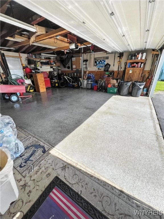 11583 Gowanda State Rd, North Collins, NY 14111 - garage with a workshop area
