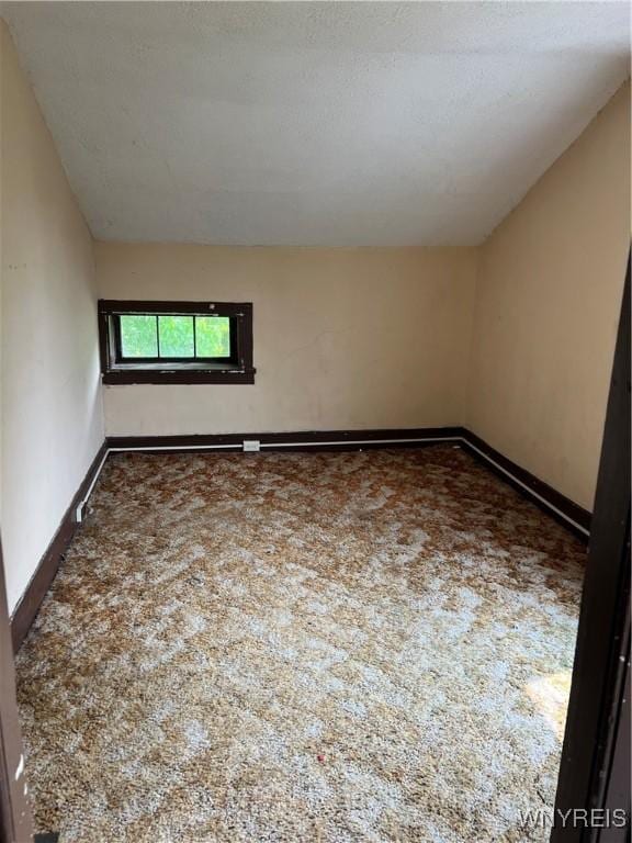 4535 Holley Byron Rd, Clarendon, NY 14470 - empty room with carpet and vaulted ceiling