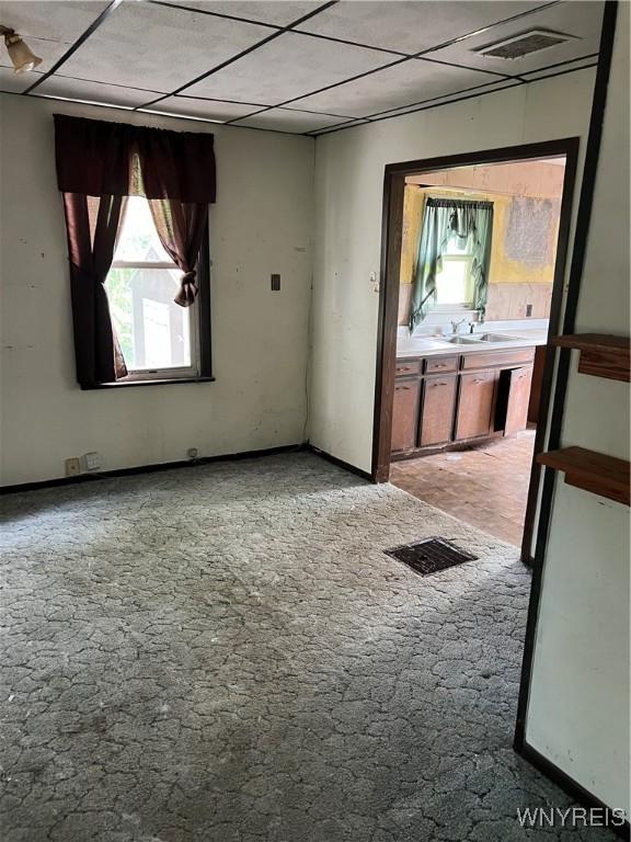 4535 Holley Byron Rd, Clarendon, NY 14470 - empty room with light carpet and plenty of natural light