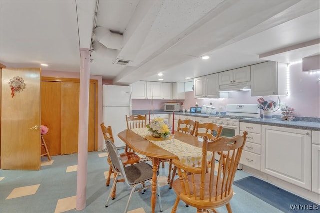 2482 Grand Ave, Niagara Falls, NY 14301 - dining space with recessed lighting and light floors