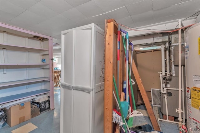 2482 Grand Ave, Niagara Falls, NY 14301 - basement with gas water heater