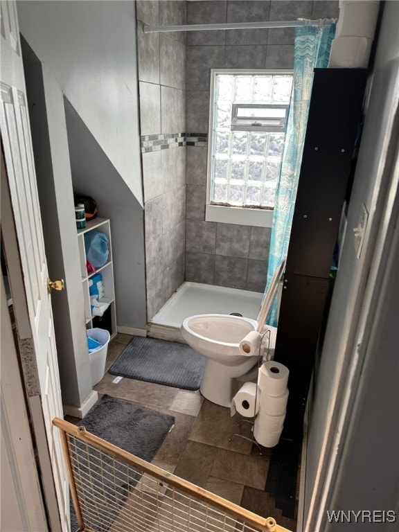 545 Tronolone Pl, Niagara Falls, NY 14301 - full bathroom featuring a shower stall and tile patterned flooring