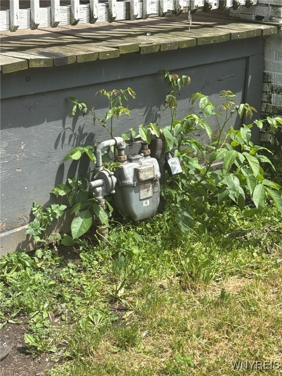 545 Tronolone Pl, Niagara Falls, NY 14301 - exterior view of gas meter