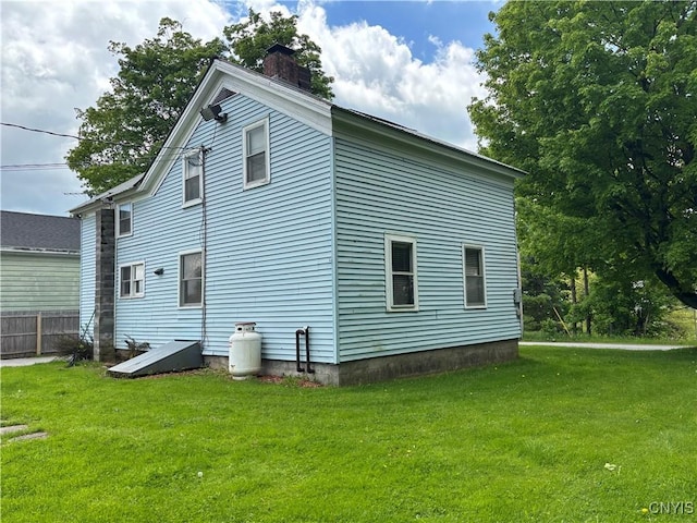 1046 Ammon Rd, Lewis, NY 13489 - view of home's exterior featuring a chimney