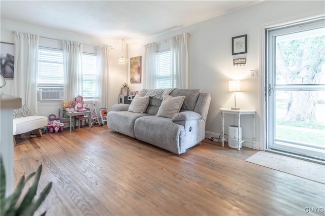 311 Iroquois Ave W, Watertown City, NY 13601 - living room featuring wood finished floors