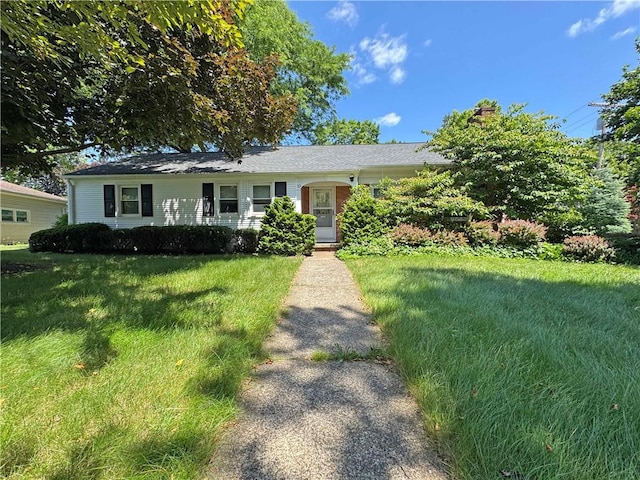 10 Danbury Cir N, Brighton, NY 14618 - ranch-style house featuring a front lawn