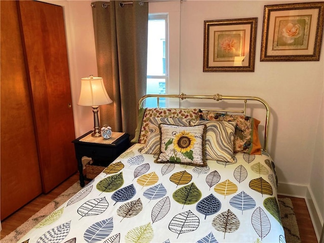 74 Cleveland Ave, Elmira, NY 14905 - bedroom featuring wood finished floors and baseboards